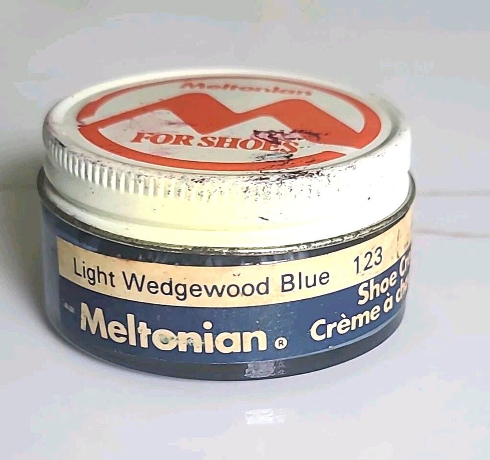 Vintage Meltonian Light Wedgewood 123 Shoe Cream